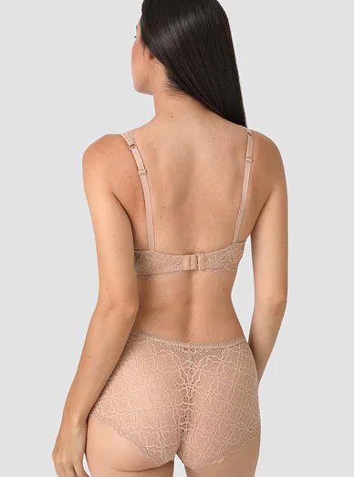 Sassa vyztužená podprsenka s kosticí béžová - béžová