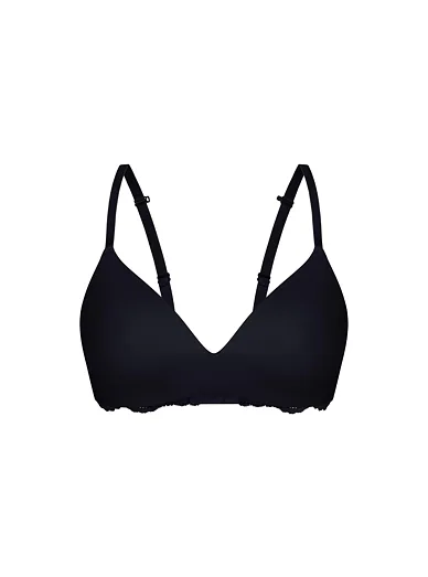 Sassa vyztužená podprsenka bez kostic černá - černá