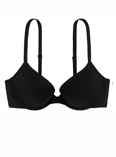 Dorina Michelle Eco hladká podprsenka s kosticí černá - černá