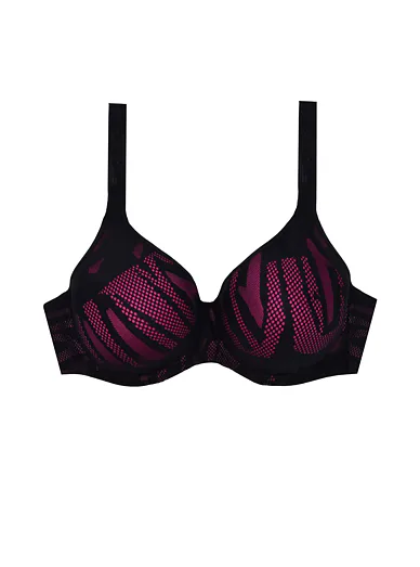 Plavková podprsenka Triola 88250 - tmavá růžová
