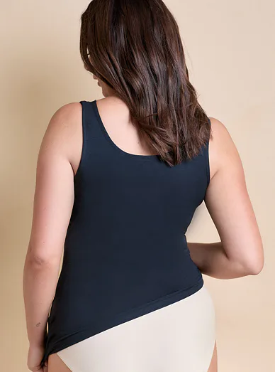 Con-ta dámské modalové tílko s krajkou černé - Černá