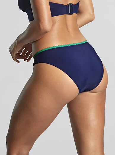 Panache Ric Rac plavkové kalhotky v modré barvě - modrá