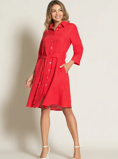 Dámské šaty Linclalor Monet - červená