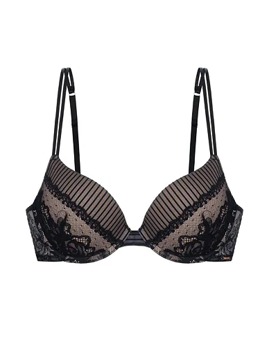 Dorina Skylar push up podprsenka - černá