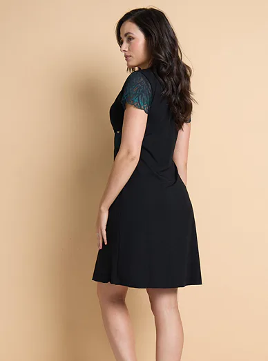 Noční košile Triola 61870 - černá