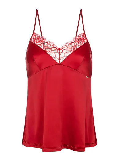 Dorina Alexa červené saténová košilka - červená