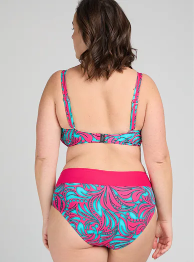 Plavková podprsenka Triola 88257 - fuchsiová