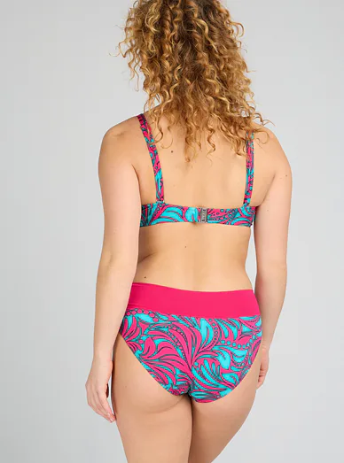 Plavková podprsenka Triola 89257 - fuchsiová