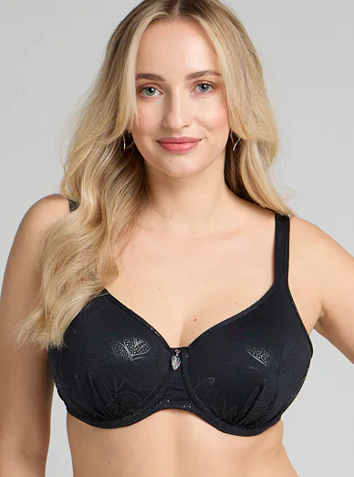 Plavková podprsenka Triola 88261 - černá