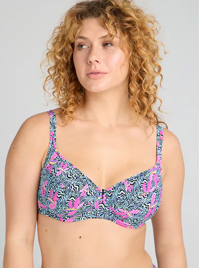 Plavková podprsenka Triola 82262 - barevné