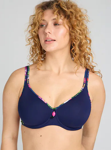 Plavková podprsenka Triola 88263 - modrá