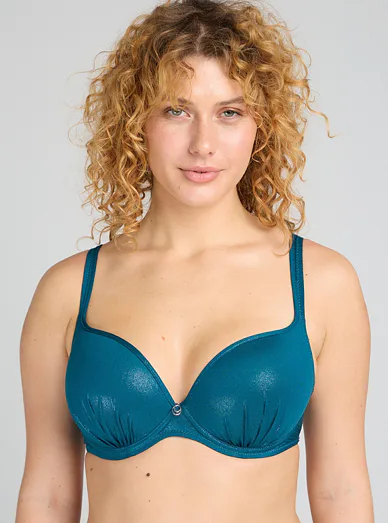 Plavková podprsenka Triola 89264 - smaragdová