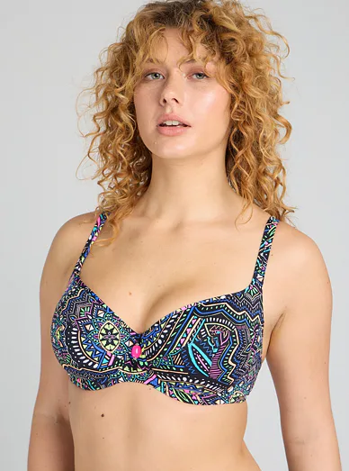 Plavková podprsenka Triola 82268 - černá