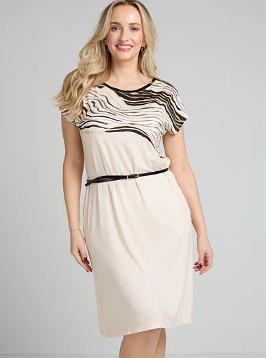 Plážové šaty Triola 65004 - perlová