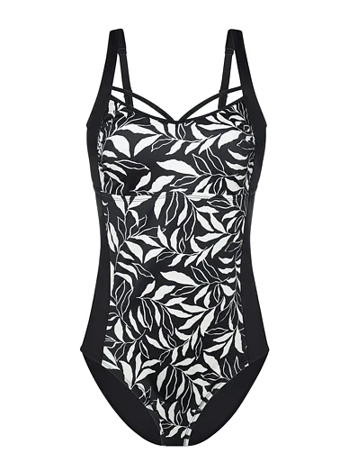 Dorina Kanjari jednodílné plavky černobílé - černo-bílé