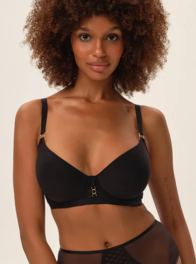Esotiq Ohara vyztužená spacer podprsenka - černá