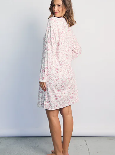  ADMAS noční košile růžová - růžová