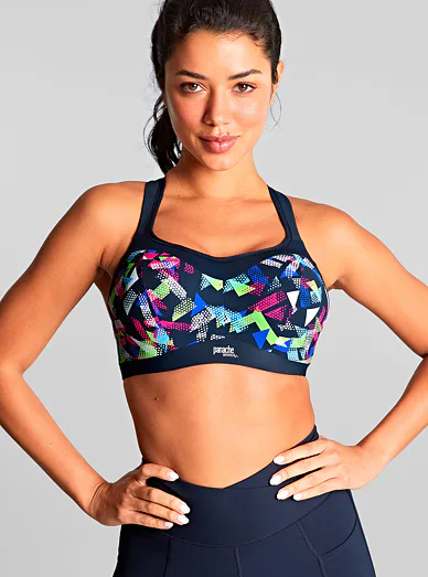 Panache sportovní podprsenka s kosticí SPORT - grafický potisk