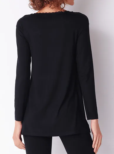 Cotonella dámská halenka černá - černá