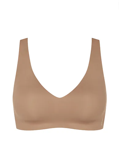 Sloggi Zero Feel Soft Bra podprsenka bez kostic tělová - tmavě tělová