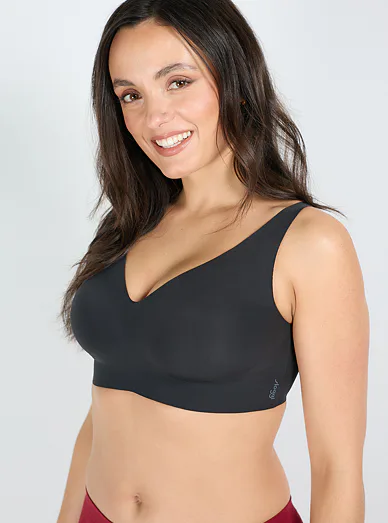 Sloggi Zero Feel Soft Bra podprsenka bez kostic černá - černá