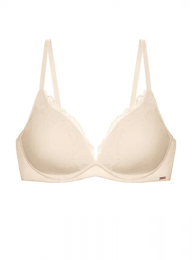 Dorina Origins vyztužená podprsenka bez kostic krémová - krémová