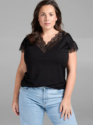 ELDAR Zindila tričko s krátkým rukávem černé - Černá