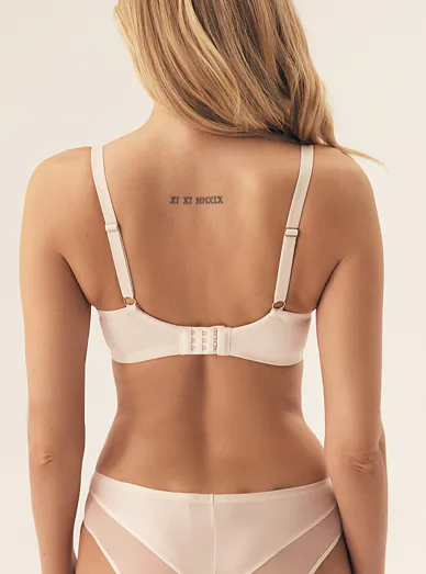 Esotiq Influensa vyztužená podprsenka krémová - smetanová