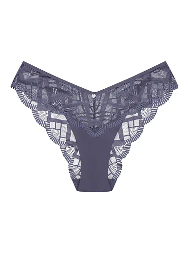 Esotiq Intro klasické kalhotky šedé - tmavě šedá