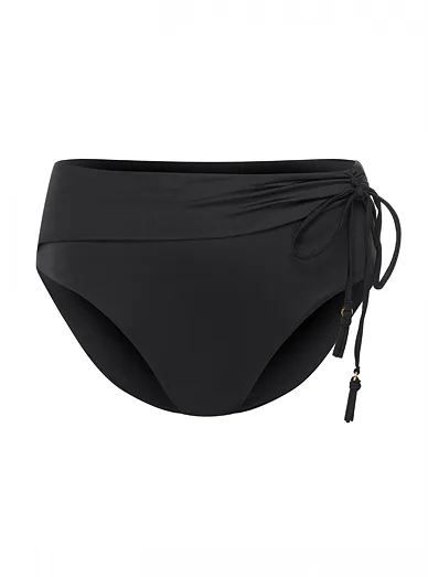 Esotiq Zibraz vyšší plavkové kalhotky černé - černá