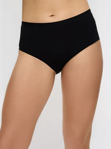 Triumph kalhotky s vysokým pasem černé - černá