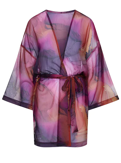 Esotiq Tango plážový kaftan vícebarevný - fialová