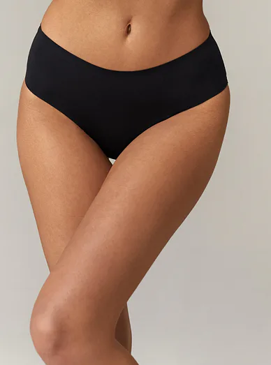 Aruelle Amina klasické bezešvé kalhotky černé - černá