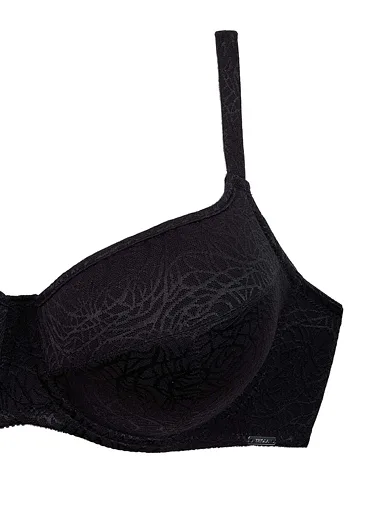 Triola T-Fit vyztužená podprsenka s kosticemi černá 22884 - černá