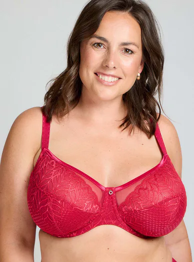 Triola Contour-Fit nevyztužená podprsenka červená 21885 - cherry