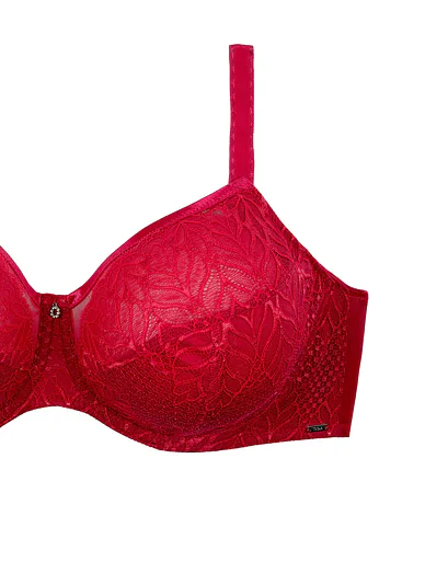 Triola Contour-Fit nevyztužená podprsenka červená 21885 - cherry