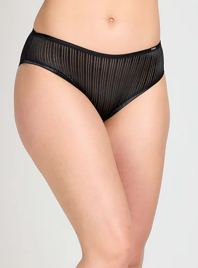 Triola klasické kalhotky černé 31891 - černá