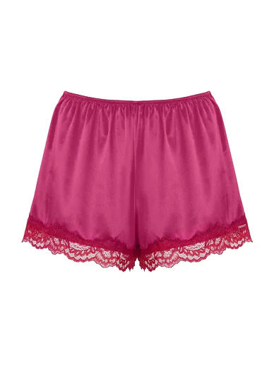 Dorina saténové kraťasy růžové - růžová