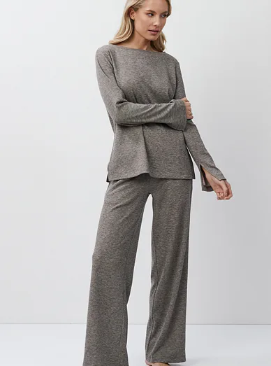 Aruelle dámský domácí komplet hnědý - hnědá taupe