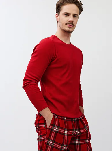 Aruelle pánské pyžamo červené - červená