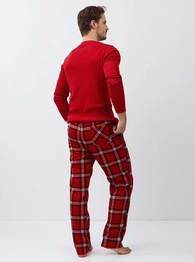 Aruelle pánské pyžamo červené - červená