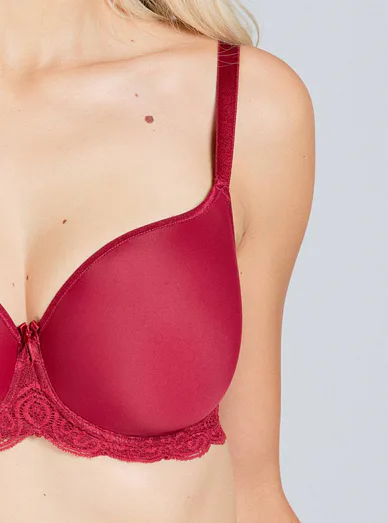 VOVA Snezhana spacer podprsenka - Tmavě červená