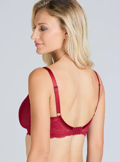 VOVA Snezhana spacer podprsenka - Tmavě červená