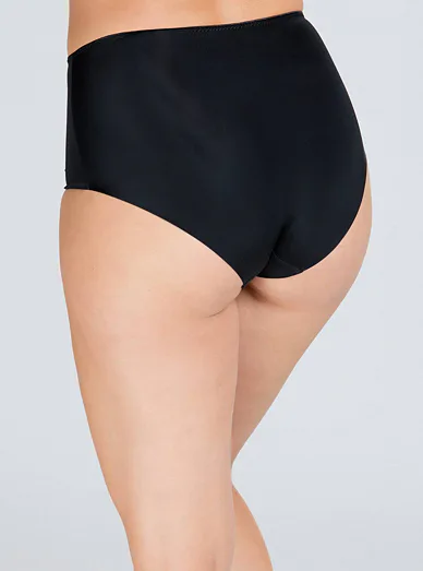 Babella kalhotky s vysokým pasem černé - černá