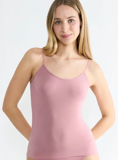 Sloggi tílko na ramínka růžové - Tmavá fuchsiová