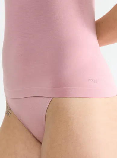 Sloggi tílko na ramínka růžové - Tmavá fuchsiová