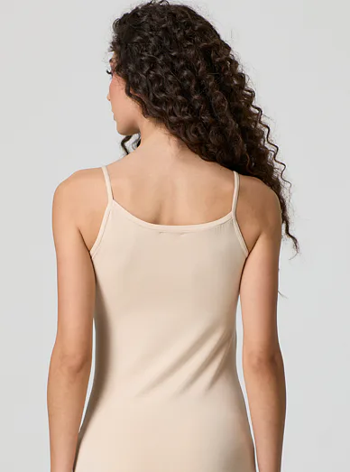 Jadea tílko s tenkými ramínky béžové - béžová
