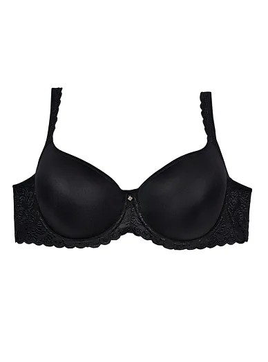 Triola Sensual-Fit bezešvá podprsenka s hladkými koši modrá 29665 - modrá