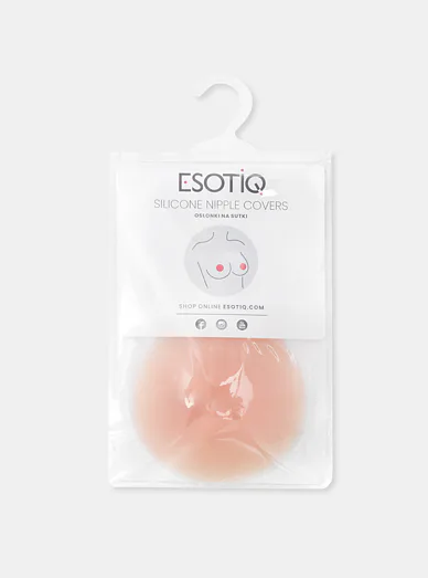 Esotiq silikonové nálepky na bradavky - béžová