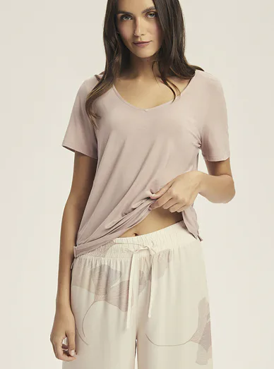 Esotiq dámské pyžamo růžové - růžová